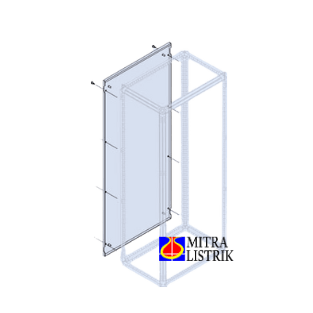 ABB PPEB2060 PRO E IP30/40 EXTERNAL PANEL H=2000MM W=600MM
