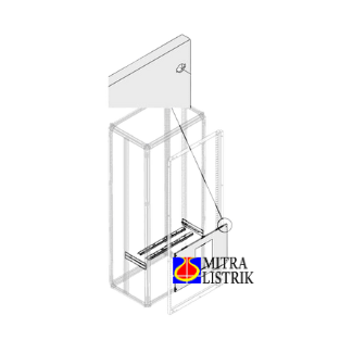 ABB PVCE1241 PRO E E1.2 KIT 3-4P FIXED-INT. VERT. W=600MM