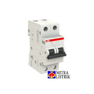 MCB S202P-C10 - 2P - C - 10 A - MCB ABB