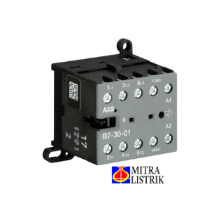 Kontaktor Contactor B7-30-01-01 Mini Contactor 24 V AC - 3 NO - 0 NC - Screw Terminals - Kontaktor Contactor ABB