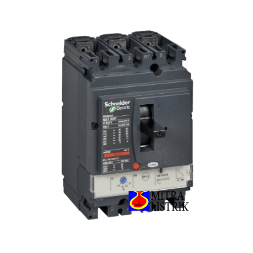 Schneider MCCB NSX100F TM100D ,  3P 36KA