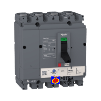 Schneider MCCB CVS250B 4P TM200D 25KA