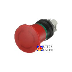 ABB Modular Emergency Stop, Twist Release, MPET4-10R - Emergency Stop Button Red Merah ABB