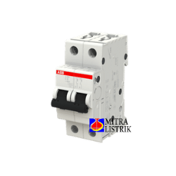 MCB Tipe S 202 C-10 (6KA),10A, 2P - MCB ABB