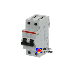 MCB Tipe S 202 M-C10 (10KA), 10A, 2P - MCB ABB