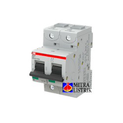 MCB Tipe S 802 S-C10 (50KA), 10A, 2P - MCB ABB