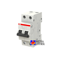 MCB Tipe SH 202 L-C10 (4,5 KA), 10A, 2P - MCB ABB