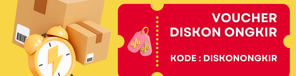 banner kupon diskon ongkir