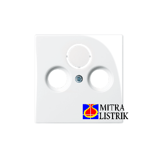 ABB 1743-94-507 Cover plate, alpine white, Covers for data communication