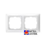 ABB 2512-94-507 Cover frame 2-gang(s) alpine white - Basic55 - 2CKA001725A1480