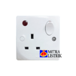ABB Stop kontak AC (3 pin) 13A, 250V Classiq - CSO 133