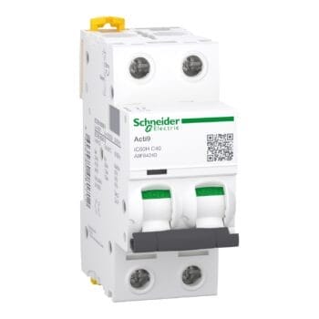 MCB iC60H - miniature circuit breaker - 2P - 16A - C curve